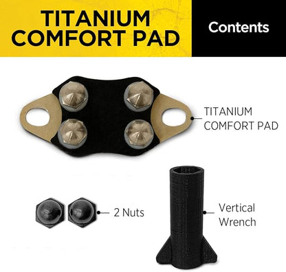 Dogtra Titanium Comfort Pad Contact Points – Female – Low-Profile for Sensitive Skin – E-Collar for Dogs Training Collar – Fits Most (Not X Series, 200iQ, PATHFINDER2, Fence, Smart NoBark)