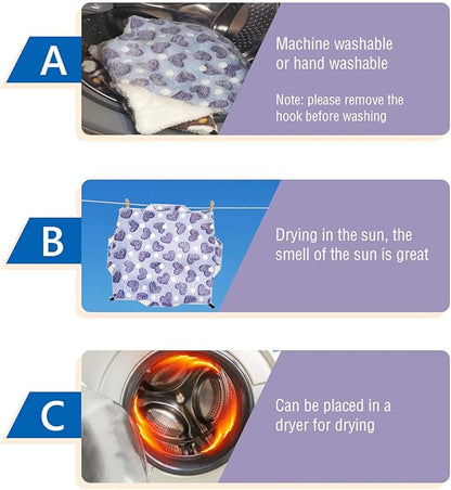 LEFTSTARER Guinea Pig Ferret Rat Hammock Toy Small Animal Cage Accessories Hideout Tunnel & Bunkbed Hammock for Rat Ferret Guinea Pig Hamster Sugar Glider Chinchilla