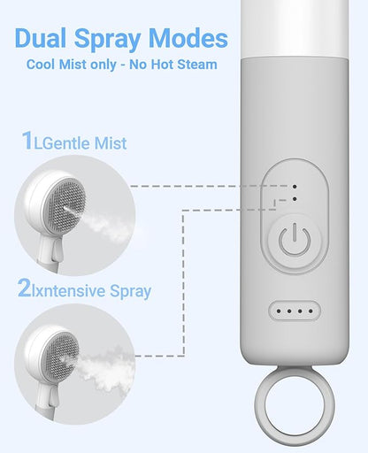 Cat Steam Brush, Cat and Dog Steam Brush, for Shedding with Release Button, 2 Speed Adjustable Spray USB Rechargeable Pet Grooming Supplies, for Dogs and Cats Pet Hair