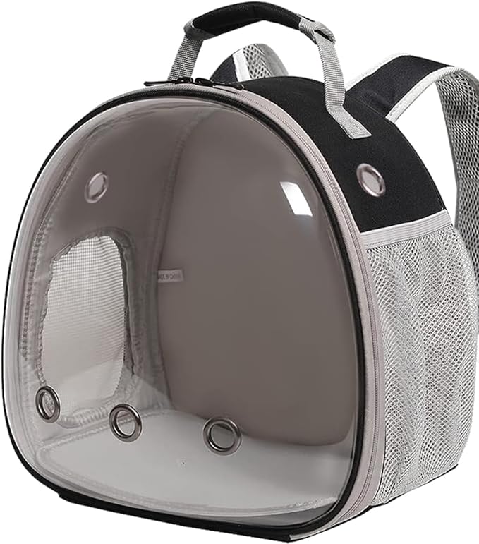 Guinea Pig Backpack, Space Capsule Bubble Window Small Animal Backpack for Guinea Pig, Bird Bunny Rabbit