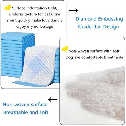 Extra Large Puppy Pads,36"x36" Pee Pads for Dogs,40 Count Training Dog Pee Pads Absorbent & Leak-Proof &Quick Dry,Disposable Pet Potty Pads for House Training Dogs Cats, Rabbits.
