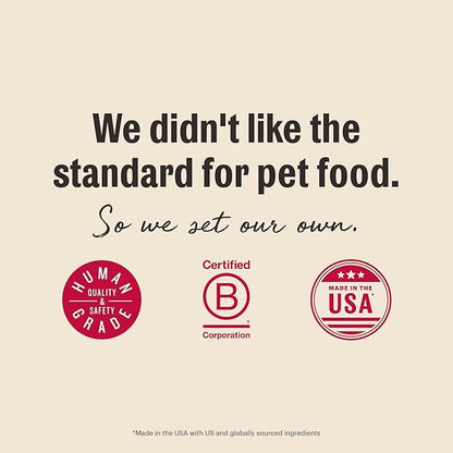 The Honest Kitchen Human Grade Dehydrated Whole Grain Dog Food – Complete Meal or Dog Food Topper – Beef 4 lb (makes 16 lbs)