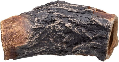 Plecoceramics Aquarium Cave - Ceramic Betta Fish Tank Decor - Natural Aquarium Decor - Large Reptile Hide - Fish cave Hideout - Snake Hide - Cave for Cichlids and plecos (Tree Lodge)