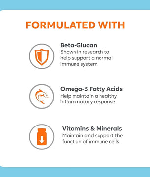 Nutramax Laboratories Nutramax Imuquin Immune Health Supplement Powder for Dogs, with Beta Glucans, Marine Lipids, Vitamins and Minerals, 30 Packets, Updated Version