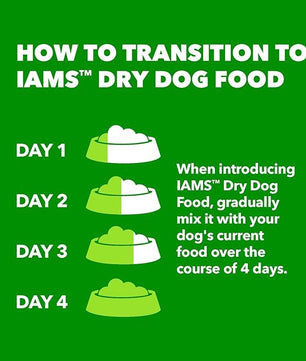 IAMS Proactive Health Healthy Aging Adult Dry Dog Food for Mature and Senior Dogs with Real Chicken, 29.1 lb. Bag
