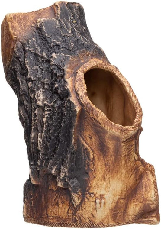 Plecoceramics Aquarium Cave - Ceramic Betta Fish Tank Decor - Natural Aquarium Decor - Large Reptile Hide - Fish cave Hideout - Snake Hide - Cave for Cichlids and plecos (Tree Lodge)