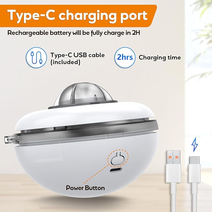 Interactive Cat Toys for Indoor Cats Exercise Toys Spin Feather Wand Tumbler Base, Touch Activate Mode Peek-A-Boo Felt Cover Toy Rechargeable