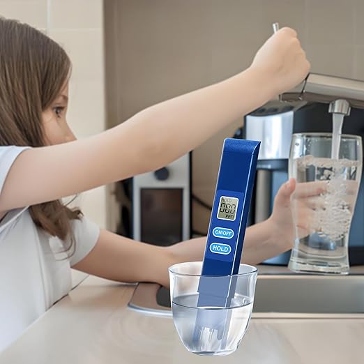 TDS Meter Digital Water Tester - 0-9990ppm High-Precision Water Quality Tester, 2s Fast Detection, LCD Display, Portable Design for Drinking Water & Outdoor Use