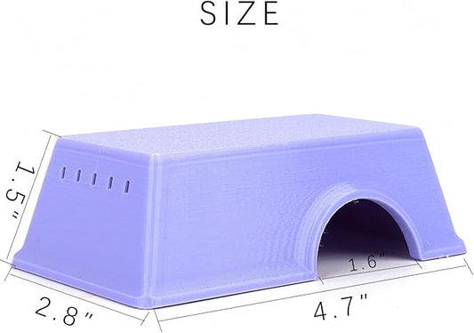 Snake Hide, Leopard Gecko Tank Accessories for Reptile Ball Python Crested Gecko Lizard Bearded Dragon - PurpleHideS