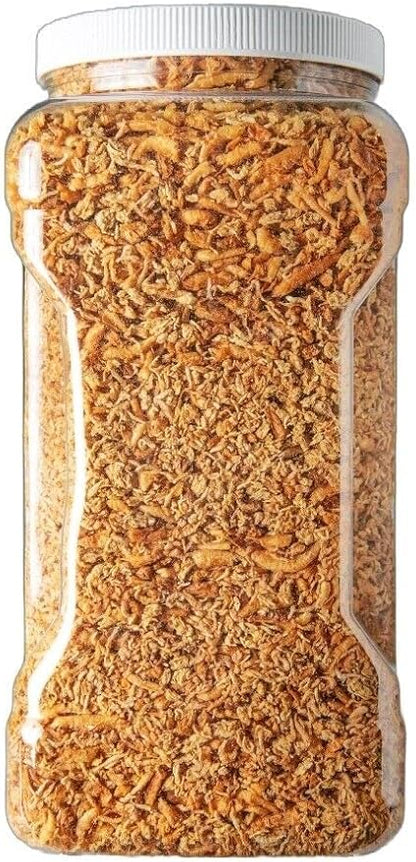 Aquatic Foods Inc. Plankton, Mysis Shrimp & Arctic Krill Bits- Freeze Dried for for Marines, Corals, Anemones, Koi & Pond Fish, Cichlids, All Tropical Fish…6oz Med Jar