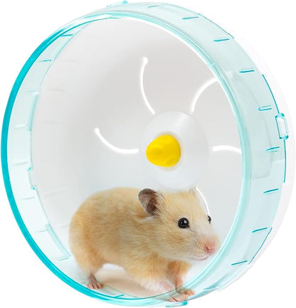 6.9 Inch Hamster Running Wheel, Silent Hamster Exercise Wheels, Mount on Hamster Cage, for Dwarf Hamster, Pet Mouse, Mice