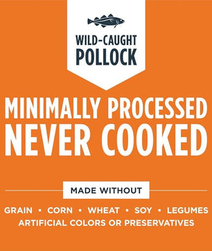 Instinct Freeze Dried Raw Meals, Natural Dry Dog Food, Grain Free - Wild Caught Pollock, 3 oz. Bag