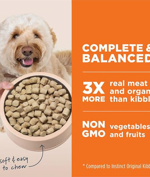 Instinct Freeze Dried Raw Meals, Natural Dry Dog Food, Grain Free - Grass Fed Lamb, 24 oz. Bag