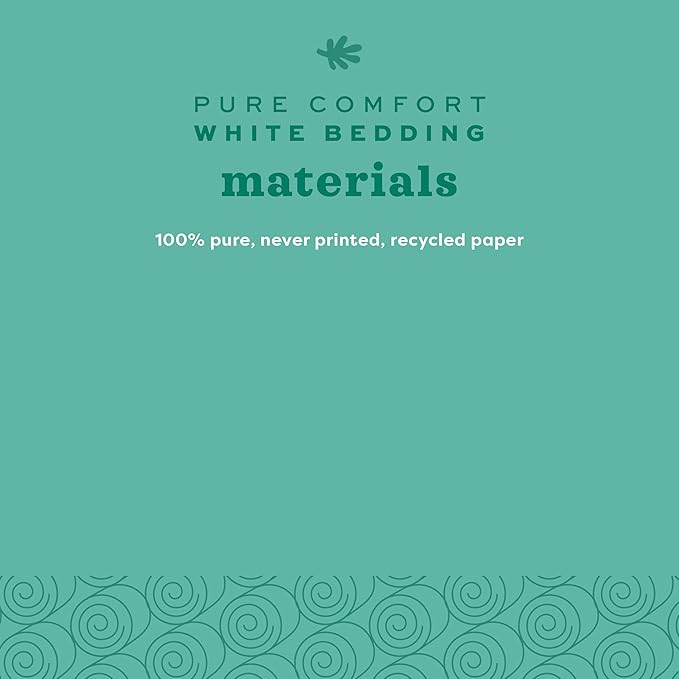 Oxbow Animal Health Pure Comfort Bedding, Rabbit, Hamster, & Guinea Pig Bedding, Bunny Supplies for Litter Box, Pet Safe, Low Dust, White Paper, 72 Liter Bag