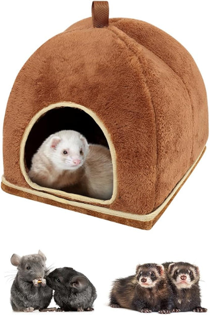 Guinea Pig Hideout.Guinea Pig Bed.Bunny Bed.Bunny&Rabbit Hideout.Guinea Pig Cage Accessories for Guinea Pig House.Ferret&Chinchilla Bed and Rabbit House.Guinea Pig Hut.