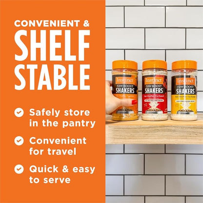 Instinct Raw Boost Shakers, Freeze-Dried Powder, Dog Food Topper - Chicken, 5.5 oz. Bottle