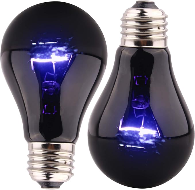 Reptile Heat Lamp - 40 Watt Reptile Night Heat Bulb Terrarium Moon-Like Light Bulb for Bearded Dragon Gecko Snake Turtle and Lizard