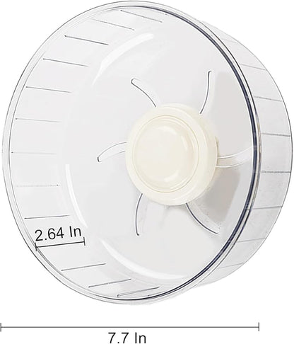 Super-Silent Hamster Exercise Wheel - Hamster Toys Cages Accessories 7.9 Inch Running Spinner Quite Runner for Small Animal Pet Gerbil Dwarf Syrian Hedgehog Rat Mouse Mice