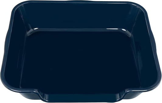 1 Pack Extra Large Dog Litter Box Pan Tray (ABS Material), Low Entry Jumbo Senior Litter Boxes for Multiple Kitten Big Cats, Pet Safe Indoor Dog Potty (Dark Blue, 24" L x 20" W)