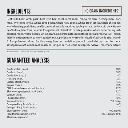 ORIJEN Grain Free Poultry Free High Protein Dry Dog Food Regional Red Recipe 13lb Bag