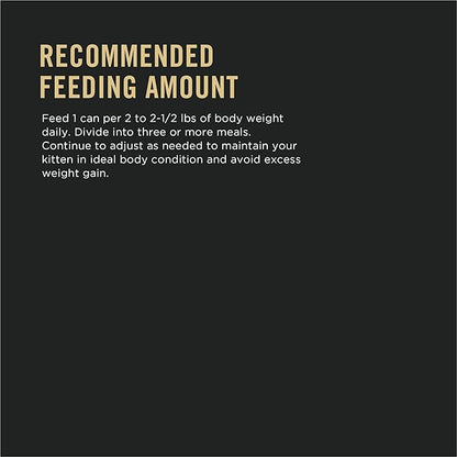 Purina Pro Plan Wet Kitten Food Pate, Salmon and Ocean Fish Entree - (Pack of 24) 3 oz. Pull-Top Cans