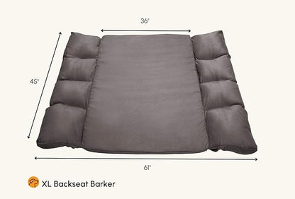 Barker Beds Orthopedic SUV Dog Bed XL Large Dogs - Memory Foam Dog Mattress with Washable Cover - Therapeutic Waterproof Pet Bed for Joint Support - Machine Washable Pet Beds - Made in USA (Charcoal)
