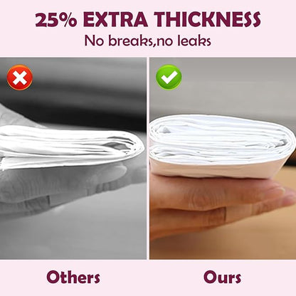 Upgrade Cat Litter Box Liners Design for PetSnowy SNOW+ Litter Box,60 Pcs Self-Sealing Waste Drawer Bags for Automatic Cat Litter Box (60 Pcs)