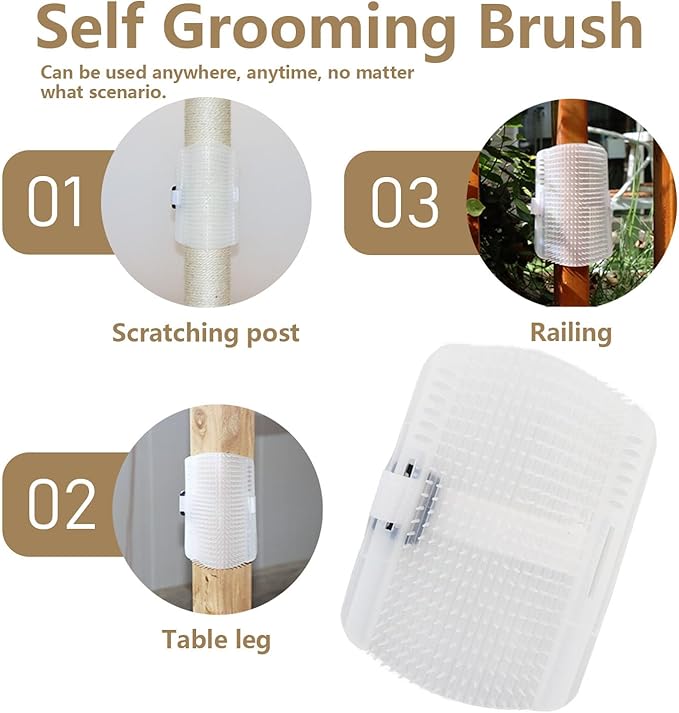 PEEKAB Cat Scratching Post Sisal Scratch Posts for Indoor Cats and Kittens with Tracking Ball Interactive Toys and Hanging Balls 25 Inches Beige