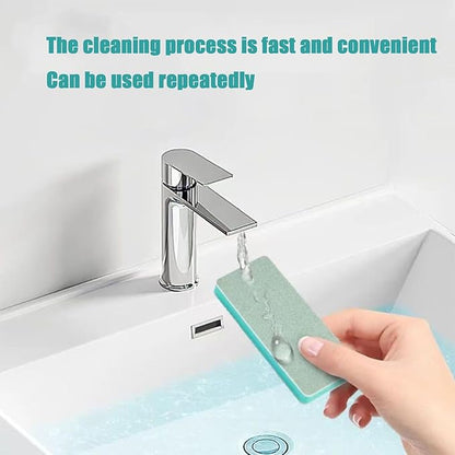 3 Pack Fish Tank Cleaning Tools, Aquarium Double Sided Sponge Brush, Glass Aquarium Scrubber Sponge - Dual Sided Surface Buildew Remover for Fish Tank (3.27"x1.57"x0.51") Non-Scratch EVA Pad