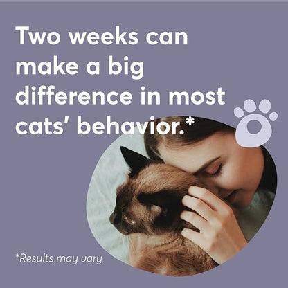 Cat Calming Diffuser Refills – Long-Lasting 30-Day Formula with Pheromones for Stress Relief, Relaxation, and Anxiety Reduction in Cats – (1 Diffuser + 2 Refills)