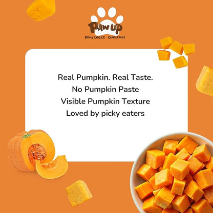 Freeze-Dried Pumpkin Treats for Dogs & Cats – High Fiber, Single Ingredient Natural Snacks for Digestion & Gut Health, Healthy Food Toppers, 1.58 oz