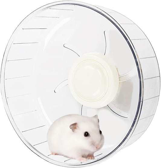 Super-Silent Hamster Exercise Wheel - Hamster Toys Cages Accessories 6.3 Inch Running Spinner Quite Runner for Small Animal Pet Gerbil Dwarf Hedgehog Rat Mouse Mice