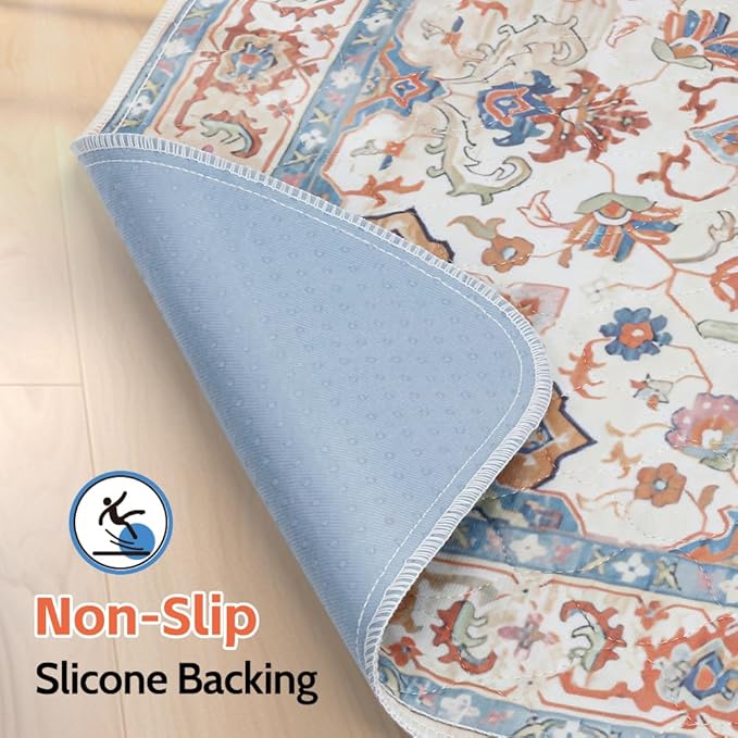 Washable Pee Pads for Dogs 2 Pack Reusable Puppy Training Pads 48"x32" Super Absorbent Waterproof Dog Training Pads, Non-Slip Potty Pads for Floor, Crate, Couch