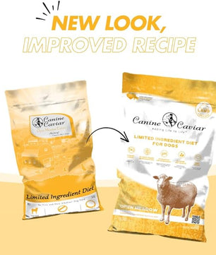Canine Caviar - Open Meadow: Lamb & Pearl Millet Alkaline Dry Dog Food, Limited Ingredients, Gluten-Free, Based on Science & Research, Veterinary Alternative Diet (22 Pound Bag)