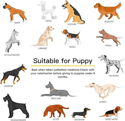 Advanced Calming Chews for Dogs, Dog Calming Chews - Anxiety Relief Treats and Bites for Dogs - Separation, Barking, Thunder, Noise, Stress, Pet Supplement, All Ages & Sizes - (Chicken 120 Ct)