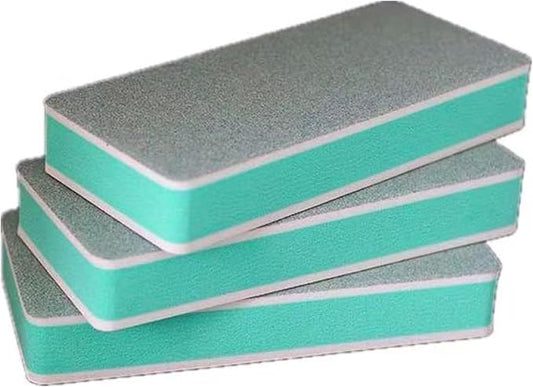 3 Pack Fish Tank Cleaning Tools, Aquarium Double Sided Sponge Brush, Glass Aquarium Scrubber Sponge - Dual Sided Surface Buildew Remover for Fish Tank (3.27"x1.57"x0.51") Non-Scratch EVA Pad