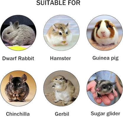 Hamiledyi Hamster Wooden Bridge - Bendy Climbing Ladder, Long Suspension Bridge, Chew Toys for Rat, Mice, Gerbil, Chipmunk, Sugar Glider