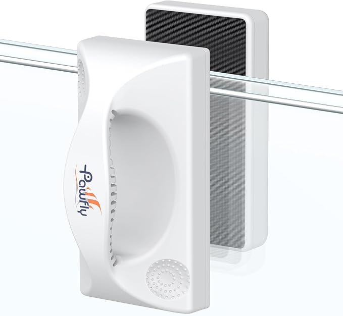 Pawfly 5" Mini Magnetic Fish Tank Cleaner, Aquarium Magnet Glass Cleaner for Glass Aquarium, Strong Magnetic Brush Cleaning Tool for Glass Fish Tanks up to 40 Gallons