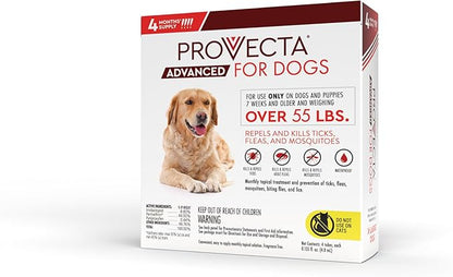 Provecta® Advanced for Dogs (XL) Over 55 lbs – 4 Mos/Box
