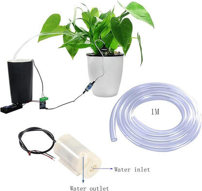 2Pcs DC 3-5V Micro Submersible Mini Water Pump for Aquariums Fish Tank Pond Fountain Hydroponics Garden (2Pcs White)