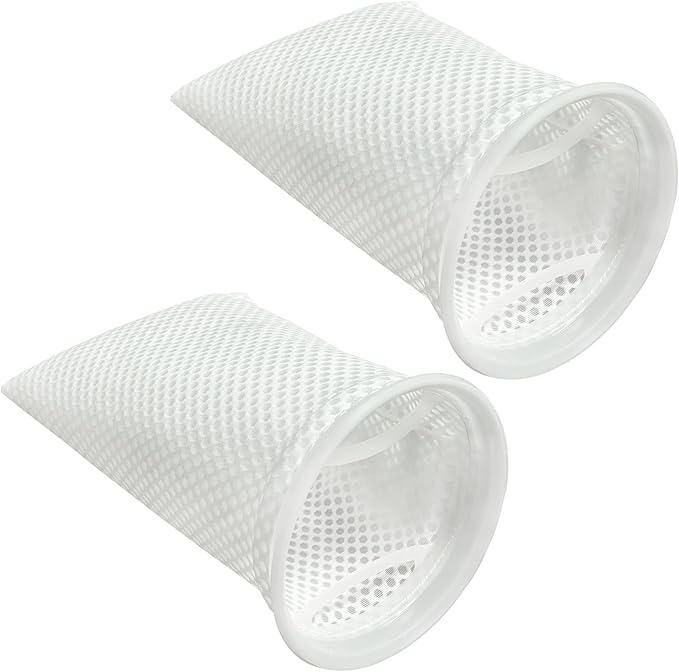 7 Inch 2 Pack 150 Micron Honeycomb Filter Socks for Fish Tank, Aquarium Filter Sock 3D Honeycomb Design Filter Sock, Aquarium Filter Bags for Saltwater