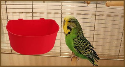 5 Pack Cage Cups Chicken Birds Feeder Water Bowl 25 OZ Rabbit Feeding Watering Dish for Travel Carrier Cat Puppy Food Dispenser Hanging Wire Cages Treats Box Seed Drinking Coop Cup Birdbath