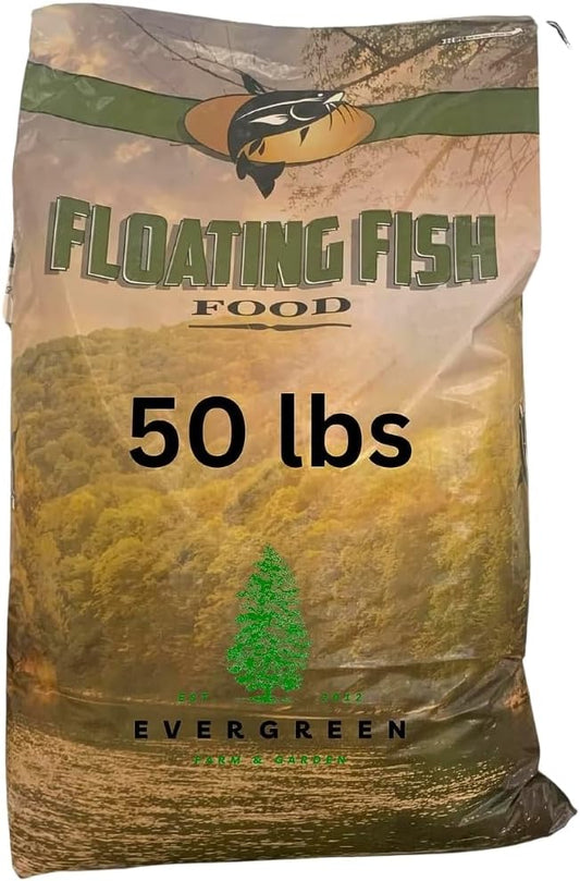 50 lbs Catfish Food 32% Protein 4% Fat - Lake, Pond, or Aquarium Fish