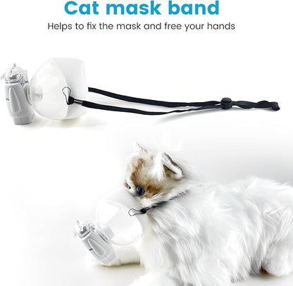 Cat Nebulizer and Inhaler mask for Cats,Puppies,Small Dogs (S)