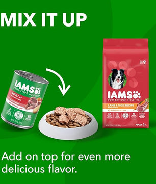 IAMS Proactive Health Minichunks Adult Dry Dog Food with Lamb & Rice, 30 lb. Bag