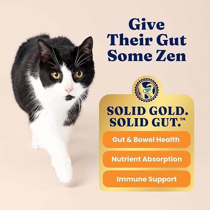 Solid Gold High Protein Dry Cat Food - Grain Free & Gluten Free Alaskan Pollock Cat Dry Food w/Probiotics for Gut Health & Digestion - High Fiber & Omega 3 - Low Carb Superfood Kibble - All Ages-12LB