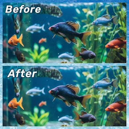 Aquarium Filter Cartridge Compatible with Tetra Whisper Bio-Bag Power Filters, Replacement Filter Cartridges for Tetra ReptoFilter Cartridges Aquariums (12 Packs, Large)