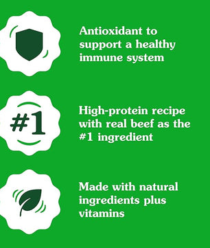 Greenies Smart Topper High Protein Wet Mix-in for Dogs, Beef, Peas & Carrots Recipe in Vitabroth Broth - Bone Broth + Vitamins E & B1, 10 Count