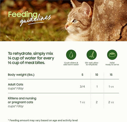 smallbatch Freeze-Dried Raw Cat Food, Shelf Stable Food Bites, Turkey Recipe, High Protein Meal or Topper for Cats, Humanely Raised Meat, Organic, Non-GMO Produce, Made in The USA, 10oz Bag