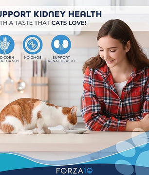 Forza10 Kidney Care Cat Food – Renal Support Wet Cat Food with Lamb, 3.5 oz Cans, 12 Pack – Vet Formulated, Made in Italy